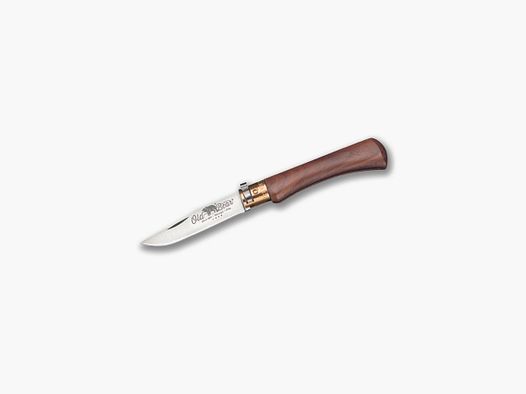 NAVAJA OLD BEAR HOJA INOX 9 CM Y MANGO EN NOGAL