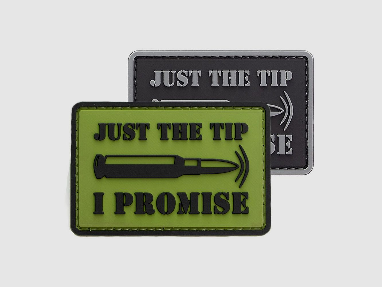 Solo la punta parche de PVC