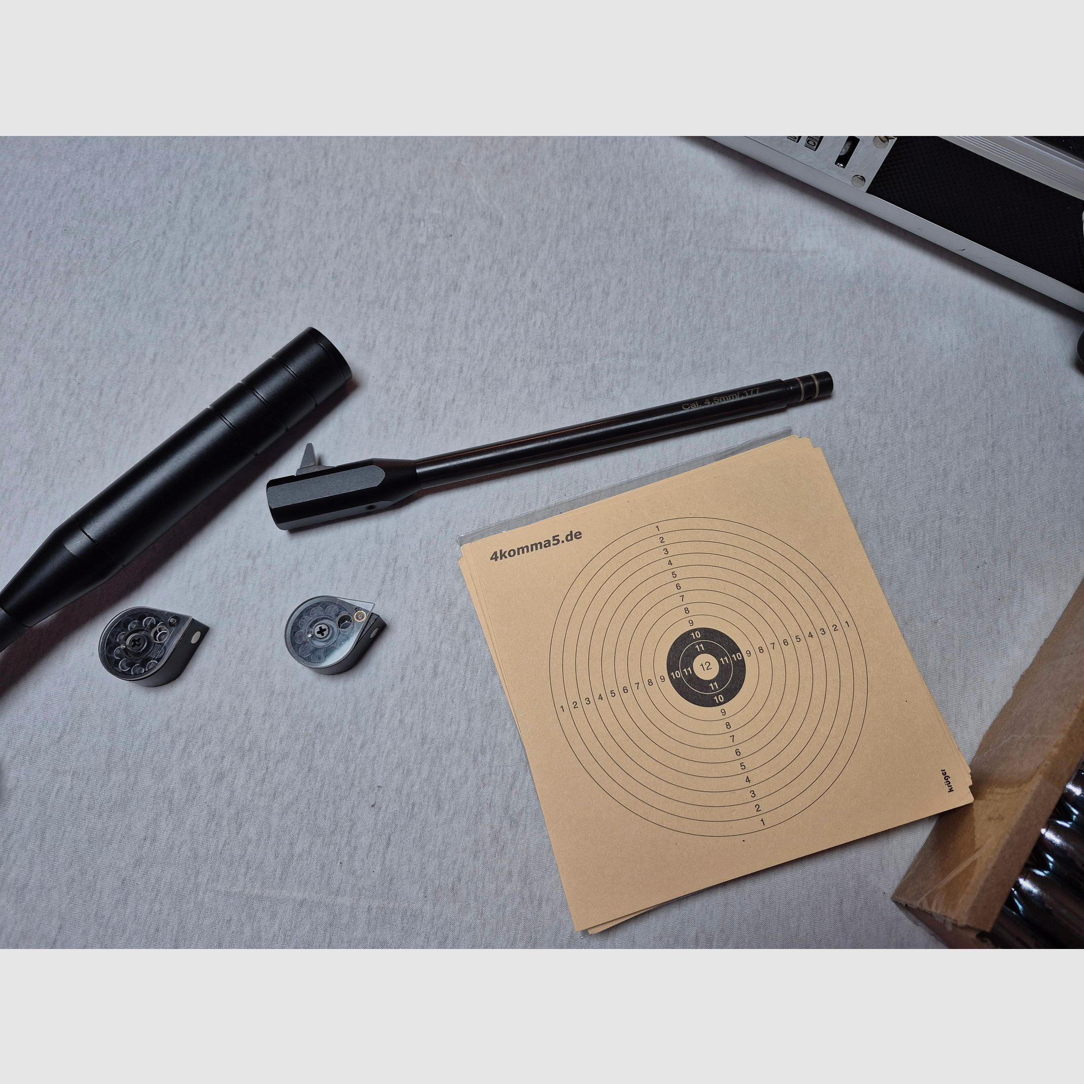 Diana Airbug con silenciador y ZF 3-9x40VE y mucho más.