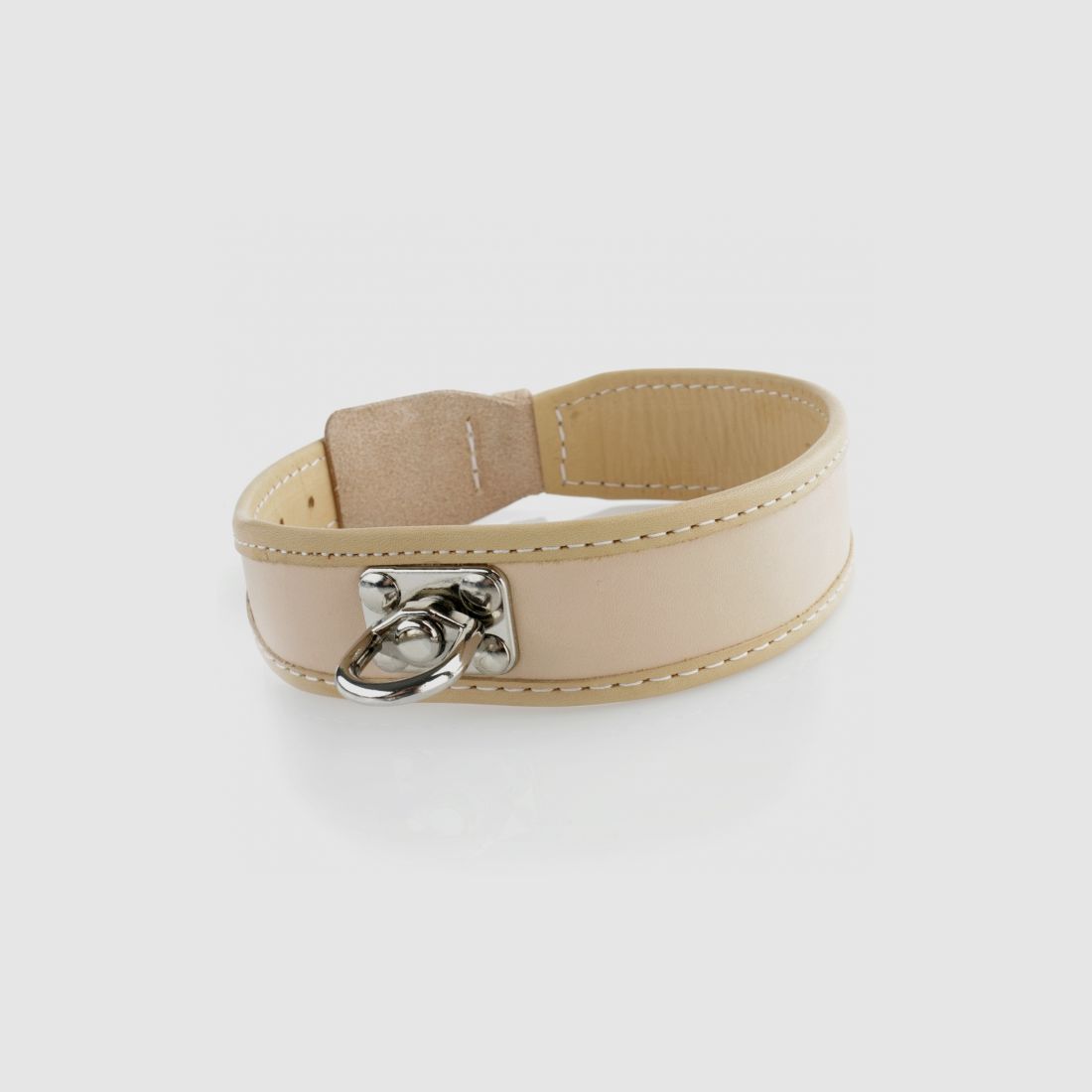 Collier en cuir avec anneau pivotant pour le travail au sang et l’usage quotidien, image 1 sur 7