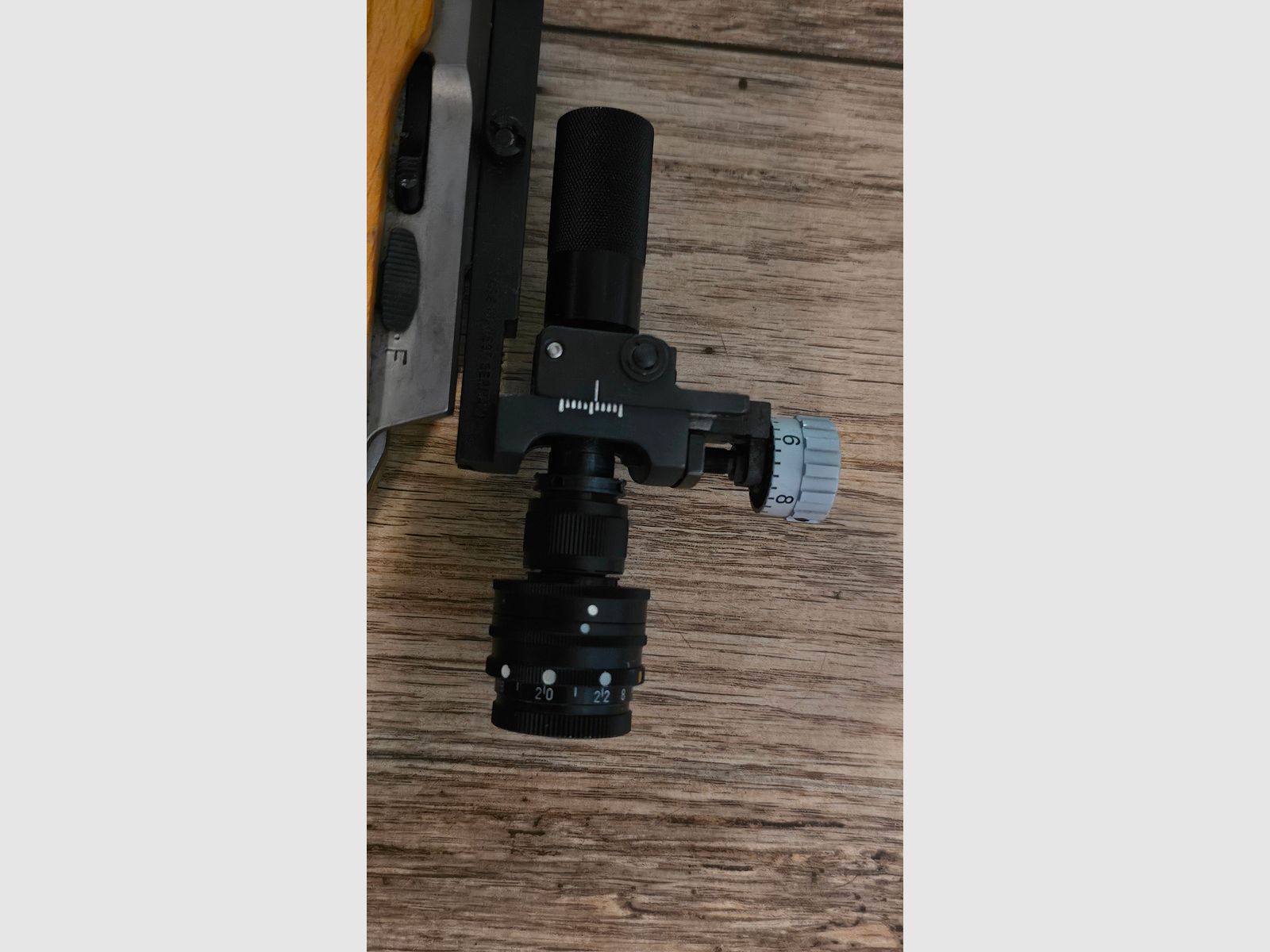 Anschütz 2007 Match 54 – small caliber rifle (.22lr) | Gehmann diopter, tube, rest wedge & handstop