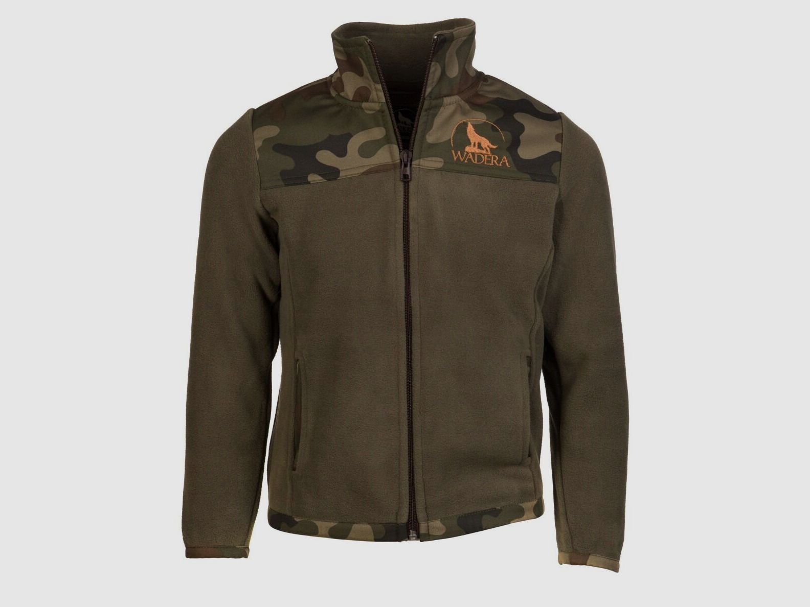Children’s zip-up wader jacket with camouflage pattern, image 2 of 54