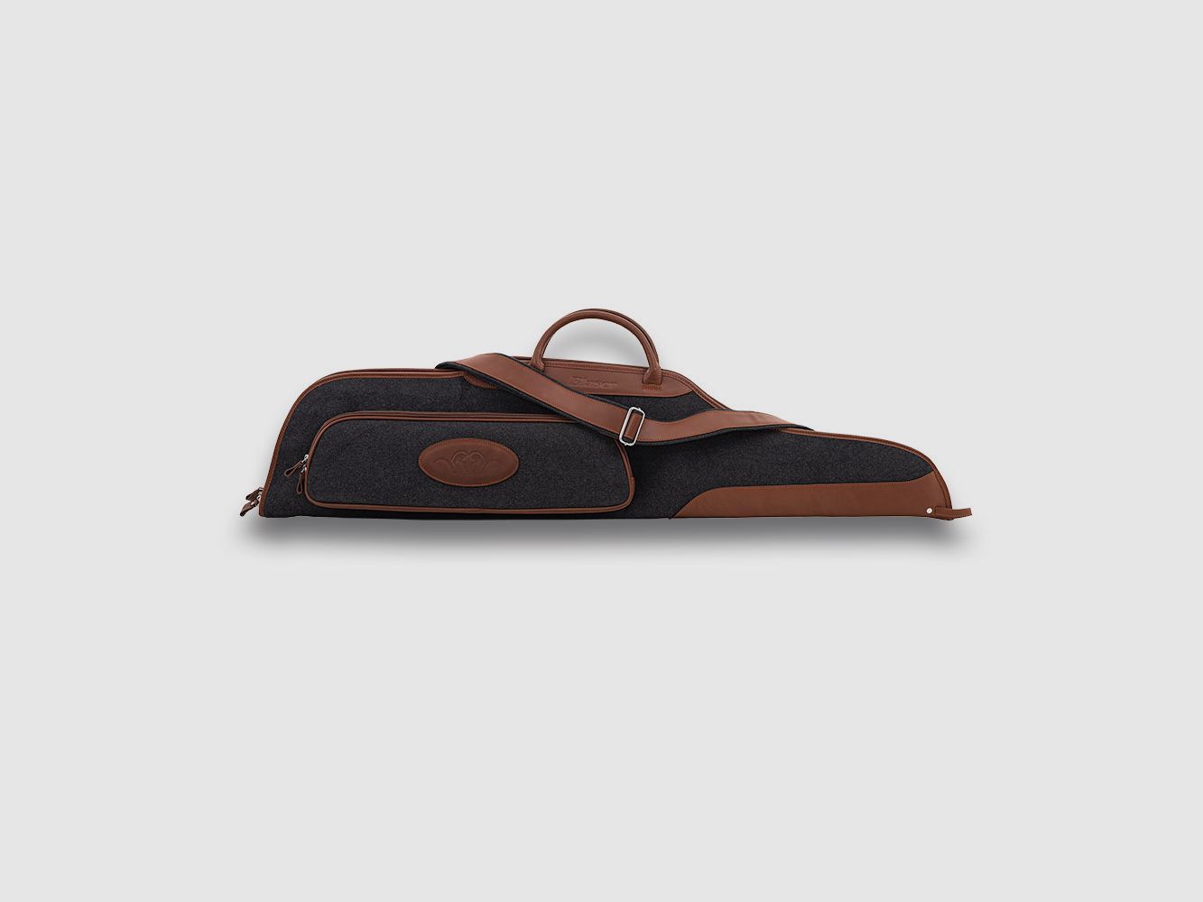 Loden-Leder-Futteral kurz