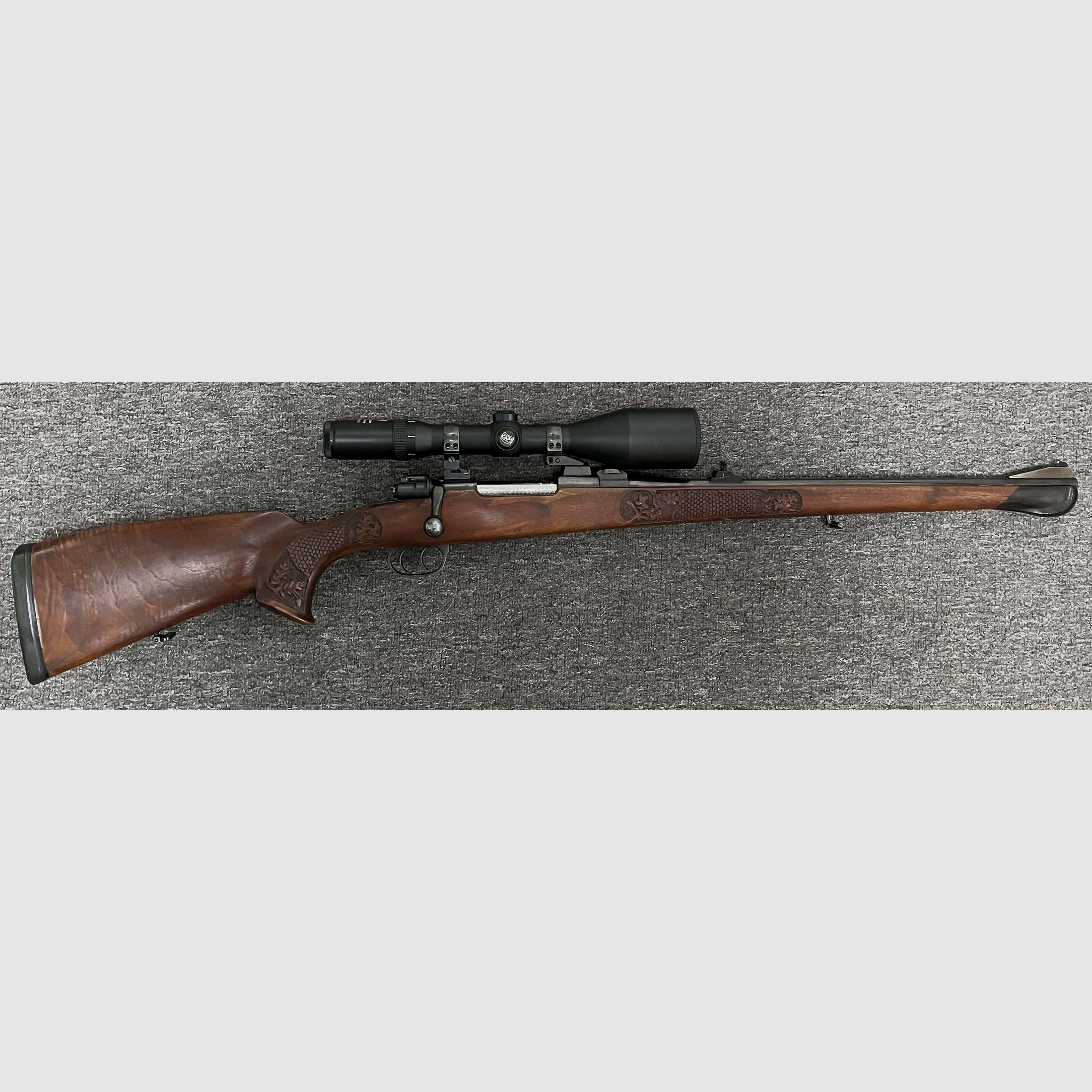 Stutzen 7x64 in 98er system + Kaps 2,5-10x56
