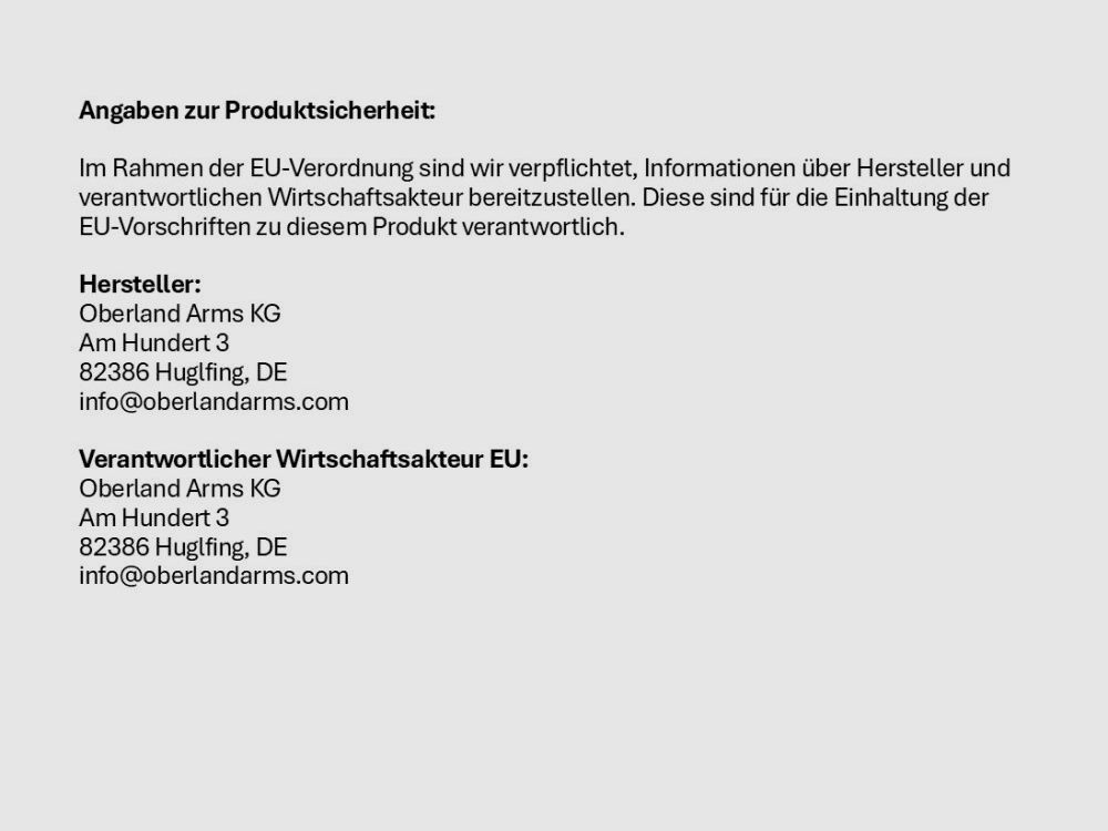 Oberland Arms Oberland Arms Sepp Pen grijs: Alu hardgeanodiseerd met touchpad-rubber (5149-GY)