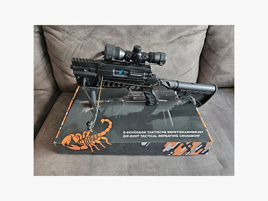 Steambow stinger 2 Tactical inc Scope beleuchtet