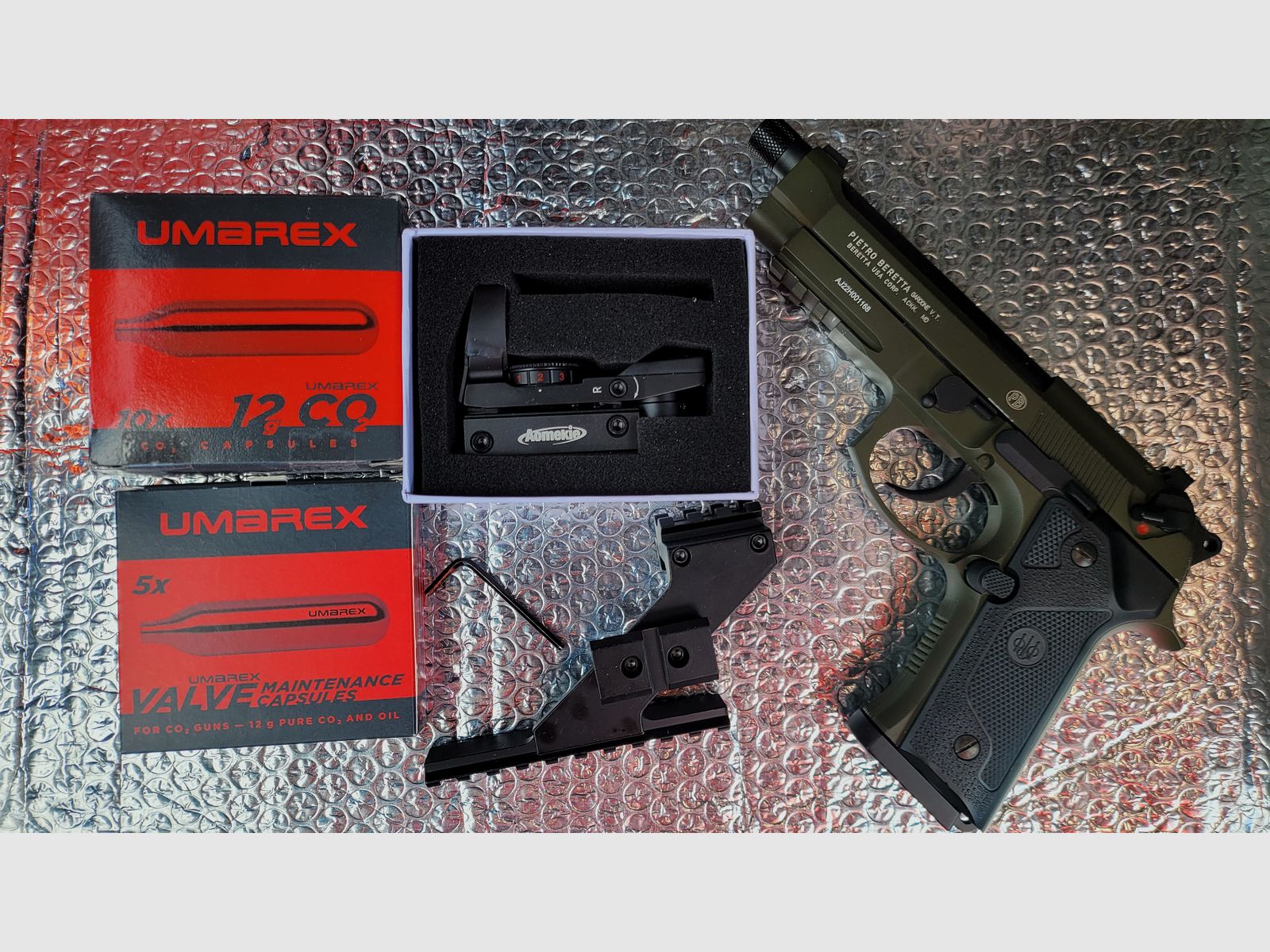 Pistola de aire comprimido Beretta M9A3 CO2