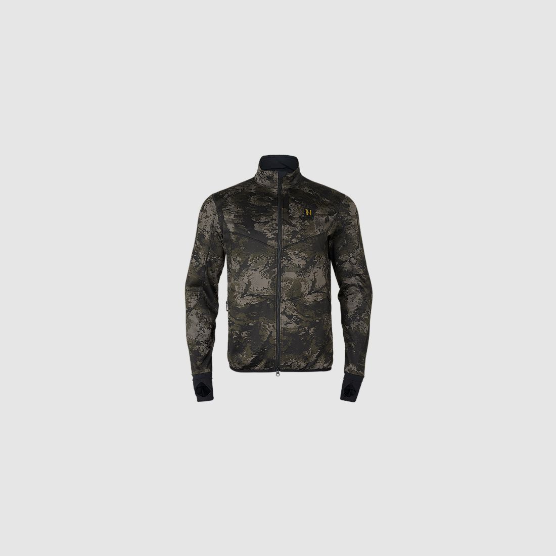 Härkila NOCTYX Camo Full-Zip Fleece Sweatshirt Mann AXIS MSP®Zwart 3XL