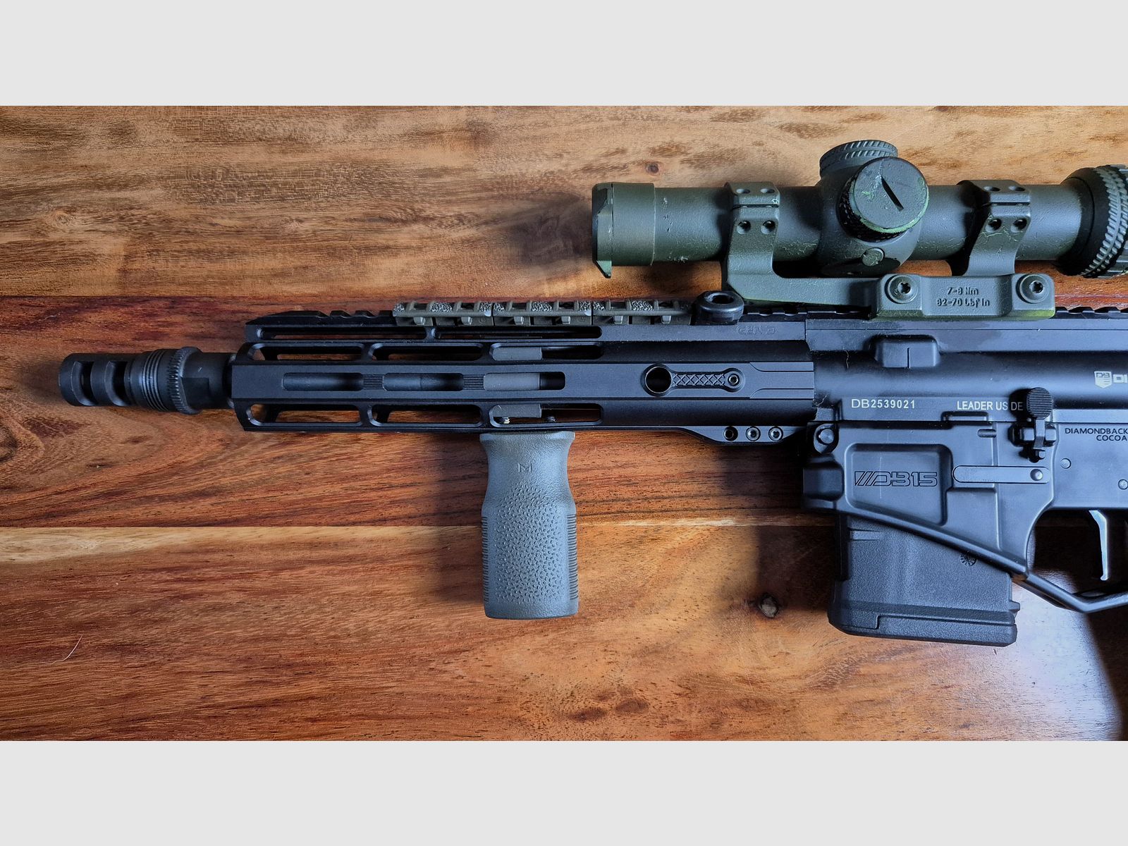 AR15 Diamondback DB15 300 AAC Blackout 10" Magpul OD green Tuningwaffe