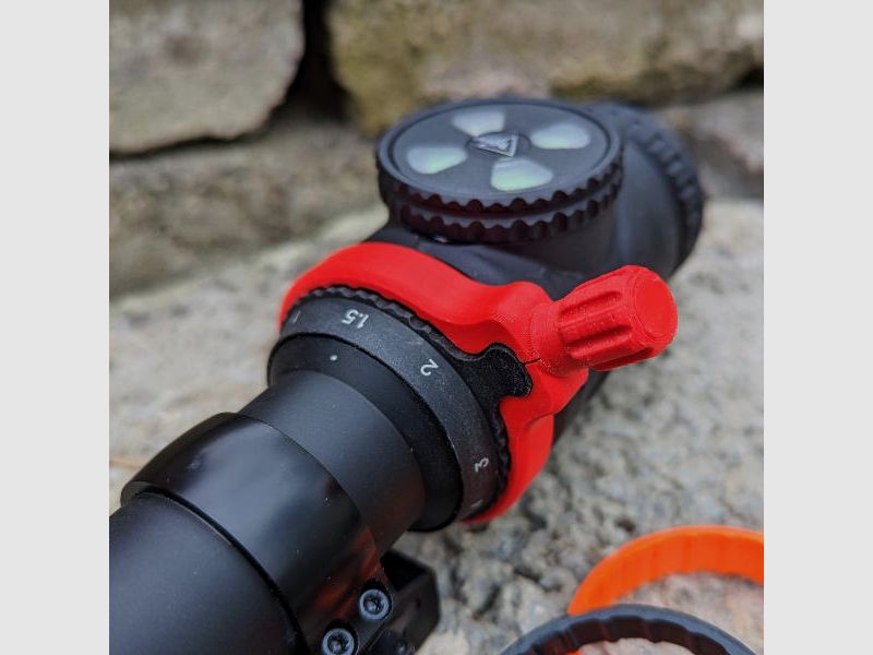 Für Trijicon Accupoint: Schnellverstellhebel für Vergrößerungseinstellung der Trijicon Accupoint Serie, Bild 3 von 10