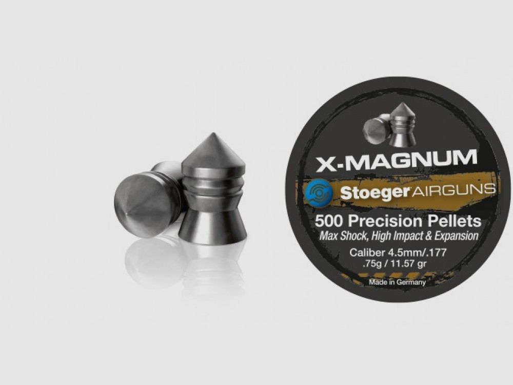 STOEGER Geschosse H&N X-MAGNUM Kal. 4,5 mm 0,75 gr.