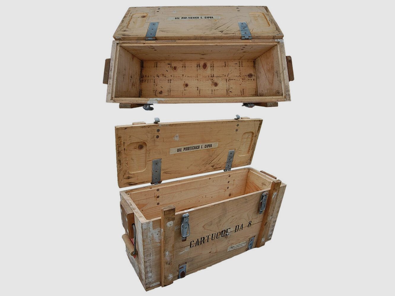 Houten munitiekist surplus, afbeelding 2 van 2