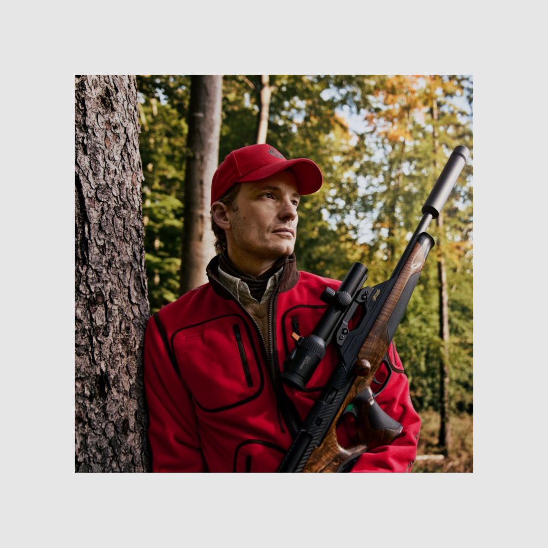 Härkila H-Fleecejacke Kamko Regal Reversible | red/brown, Bild 6 von 6