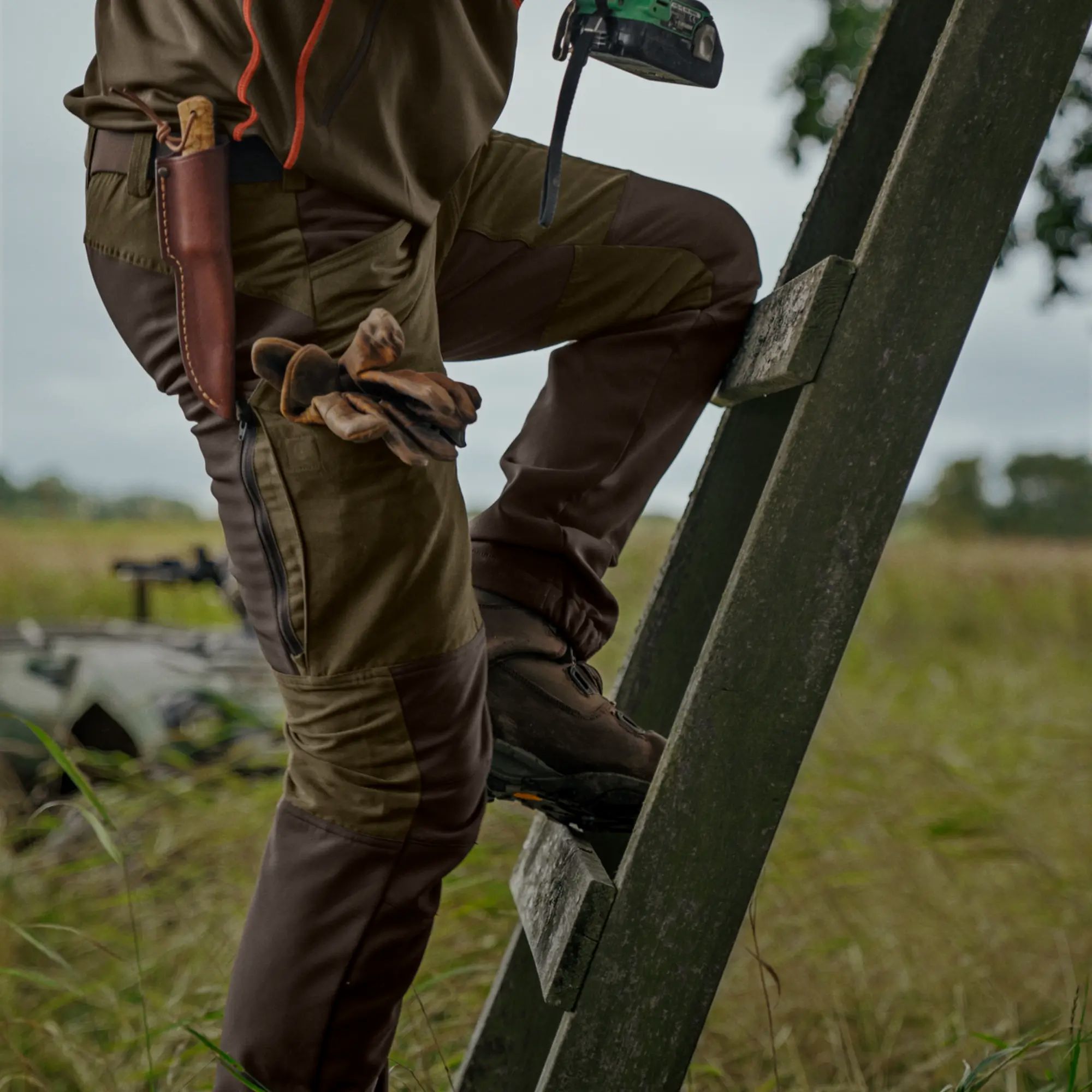 Härkila Jagdhose Scandinavian 32" (Willow Green/Deep Brown)