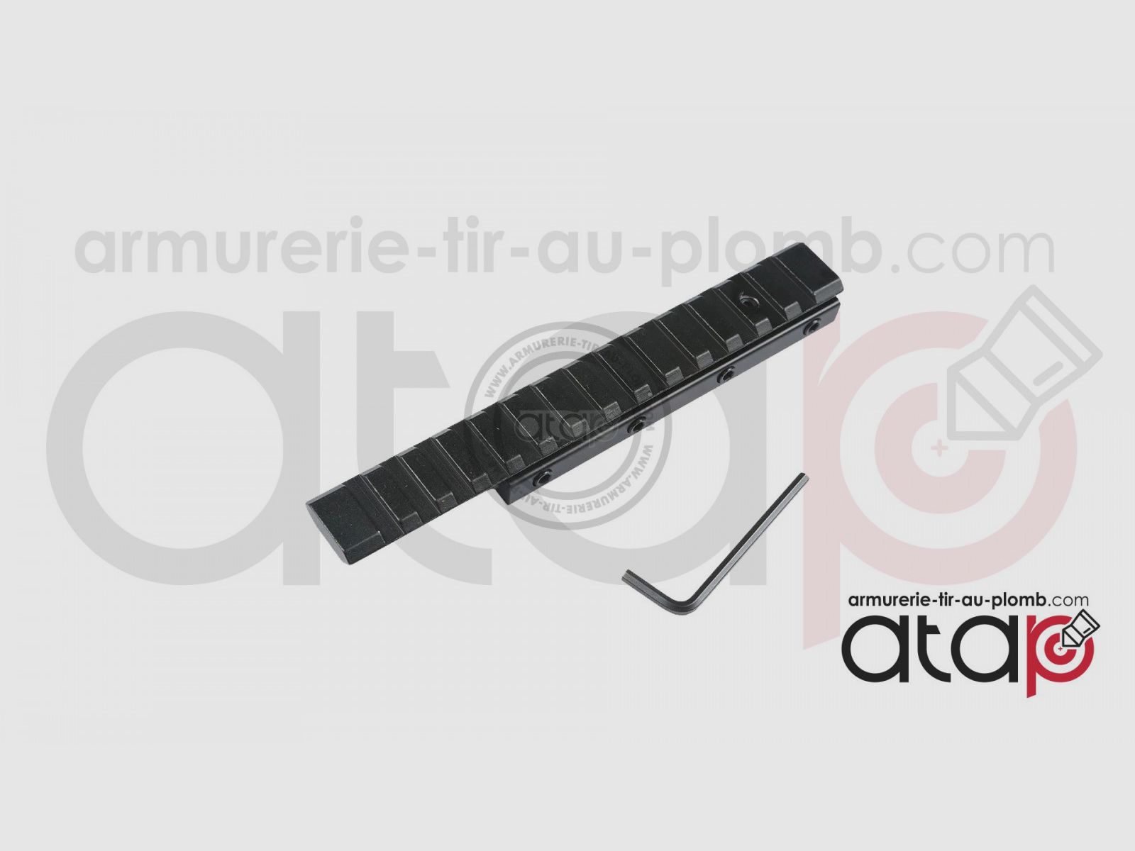 Adaptateur rail 11 en 22 Pour Fusil, image 2 sur 5