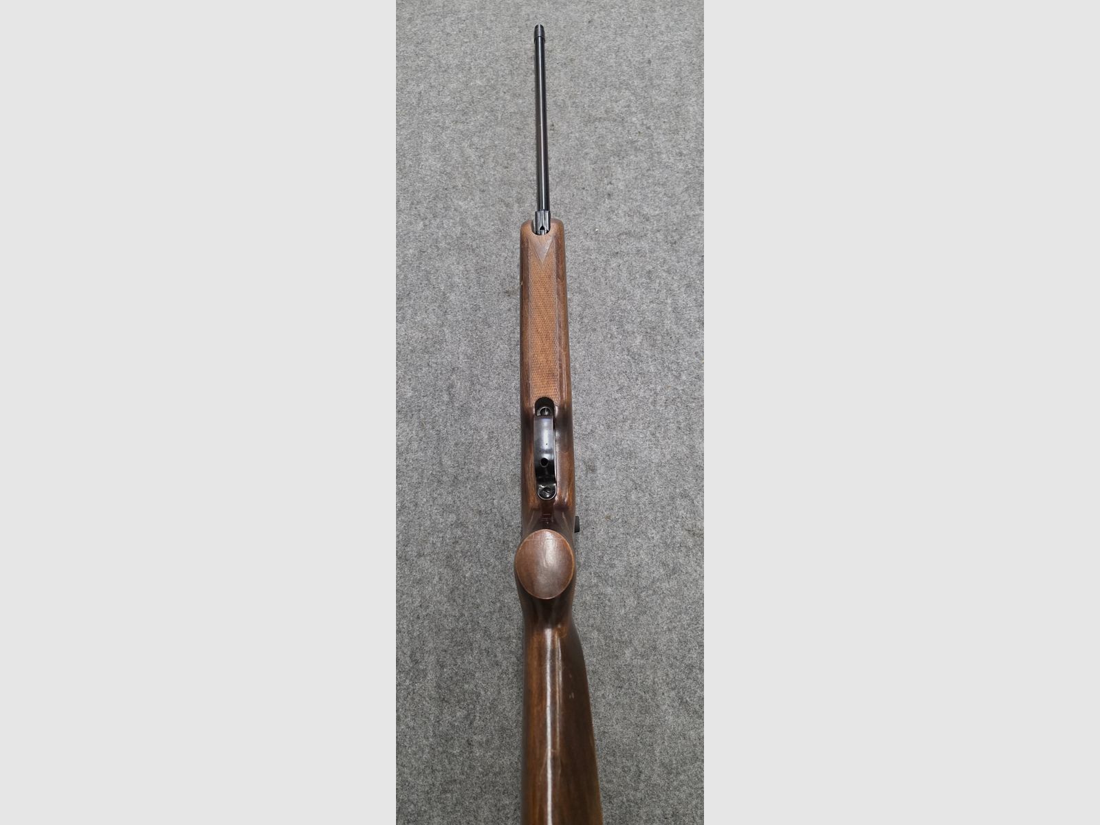 Fucile ad aria compressa molto vecchio Walther Mod. 53 Knicker con diottra senza marchio F degli anni '50/'60 cal. 4,5mm Diabolo, immagine 9 di 11