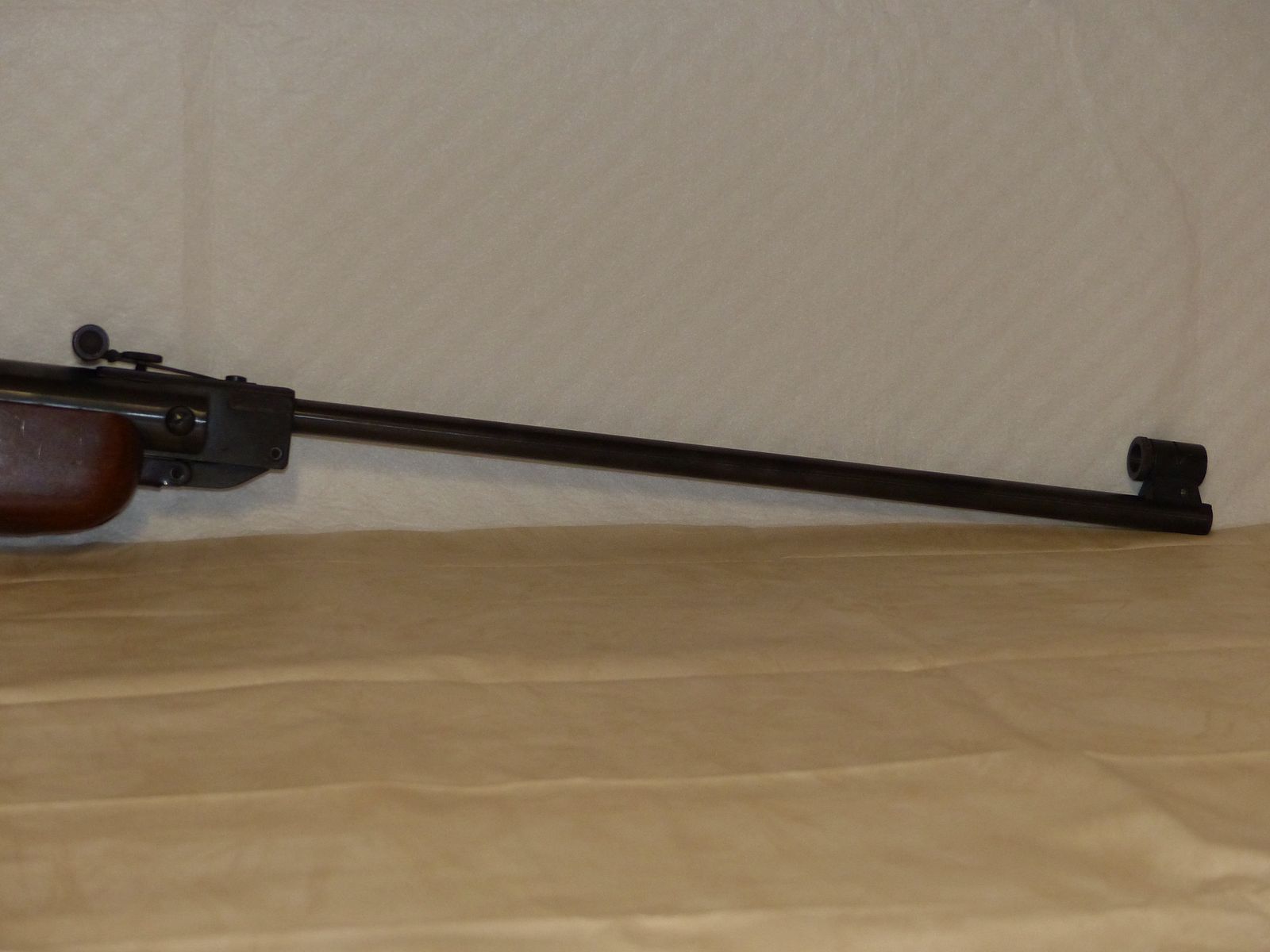 Rifle de aire comprimido Weihrauch Mod. HW 35 con F, seguro y mira telescópica vintage