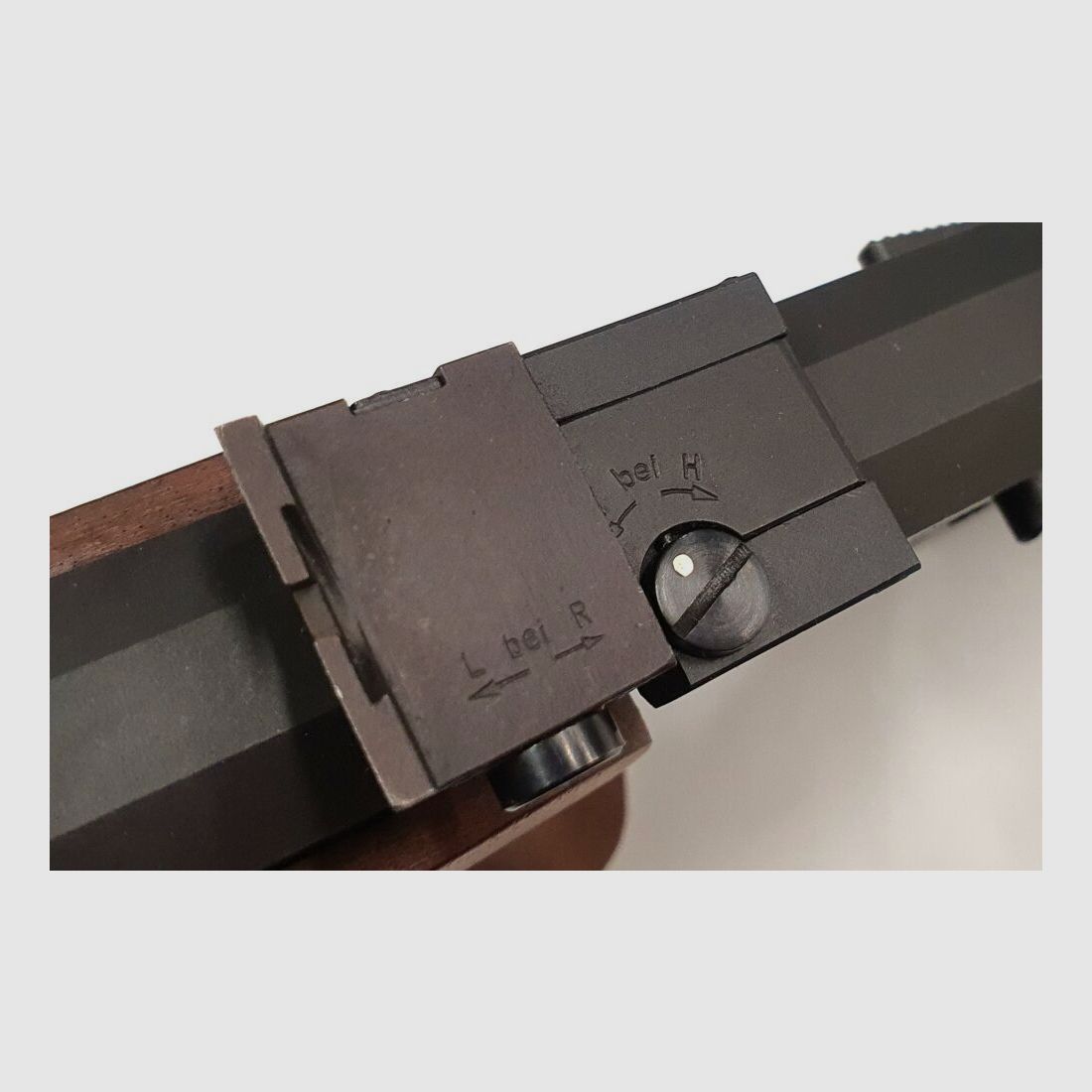 Carl Walther Waffenfabrik Ulm/Do. GSP mit Nill Griffschalen