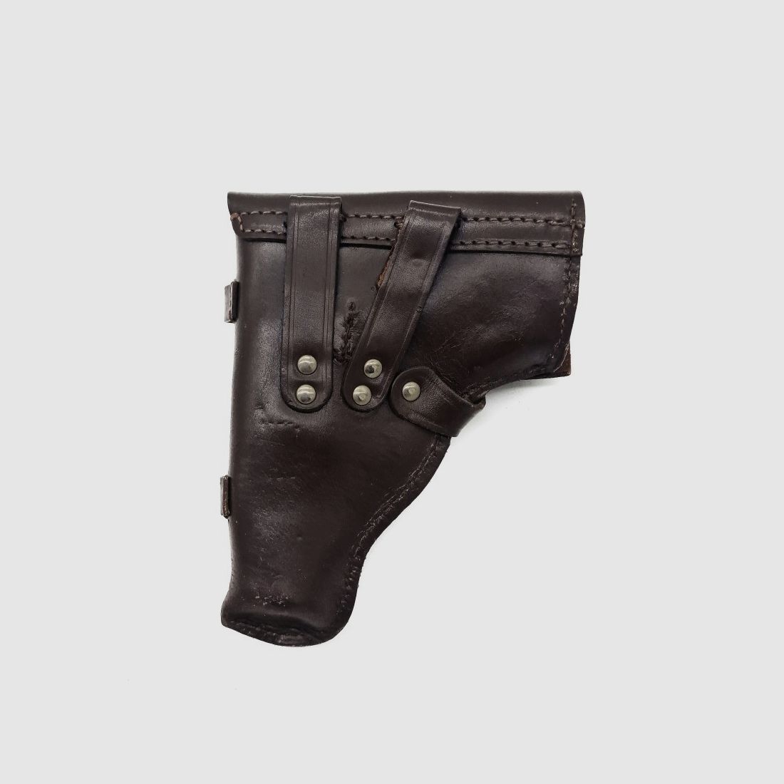 (außen) Makarov Originalholster aus rotem Leder, Bild 2 von 2