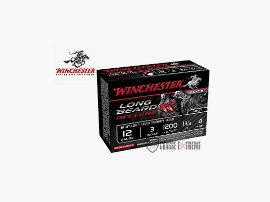 10 Cartuchos WINCHESTER Long Beard Xr 49g cal 12/76