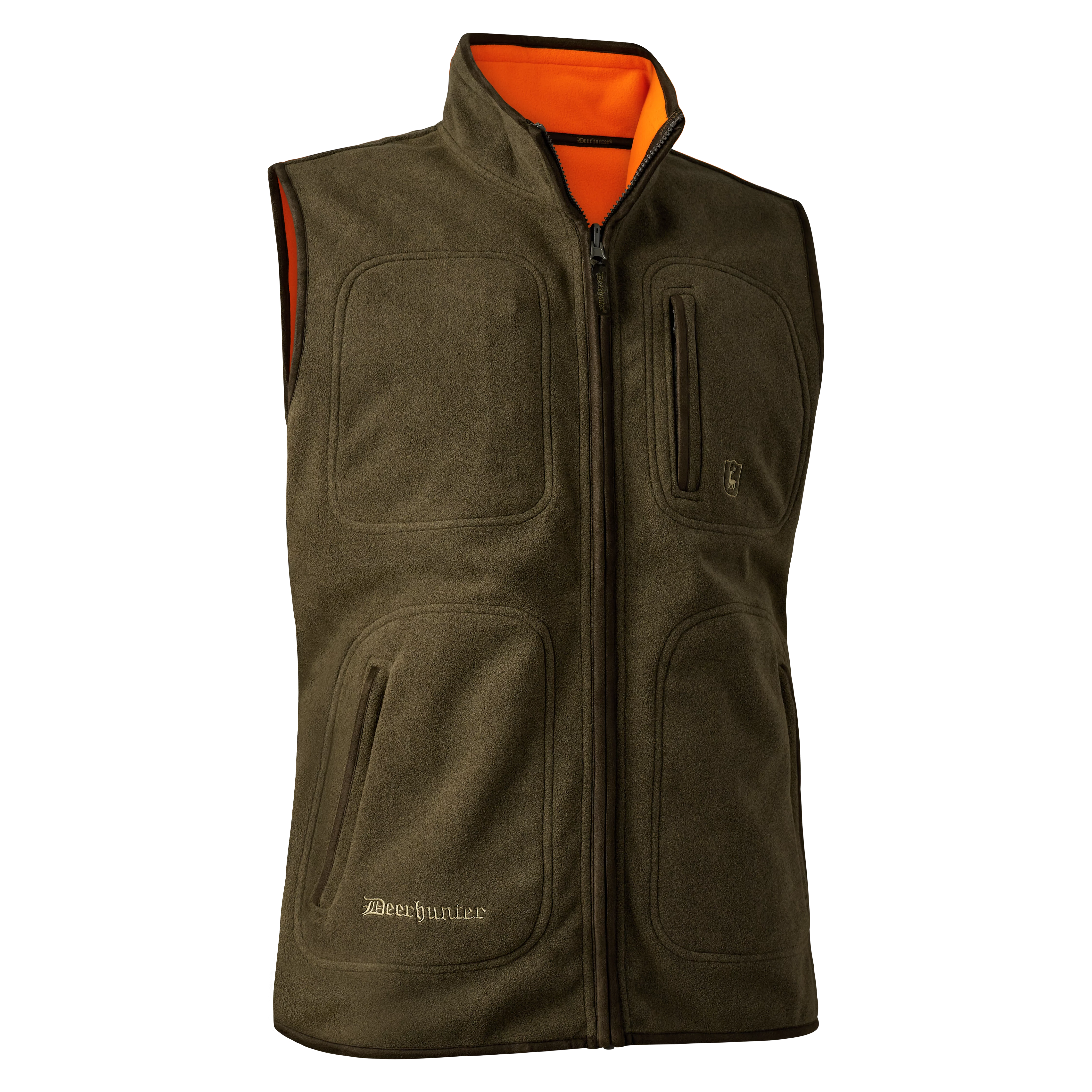 Gamekeeper Wendbare Fleece Weste - Safety Orange, Bild 4 von 6