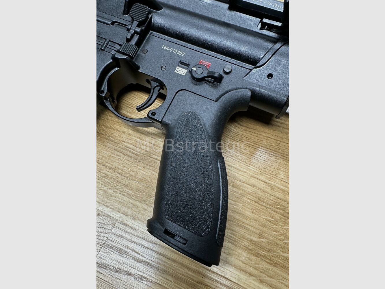 Heckler & Koch MR308 A3 13" - semi-automatic rifle .308 Win. including silencer ASE UTRA Dual 762-Short-QM2 Gen2 Cerakote black / color black - H&K MR 308 A3 - civilian version of the H&K 417 / H&K G27k