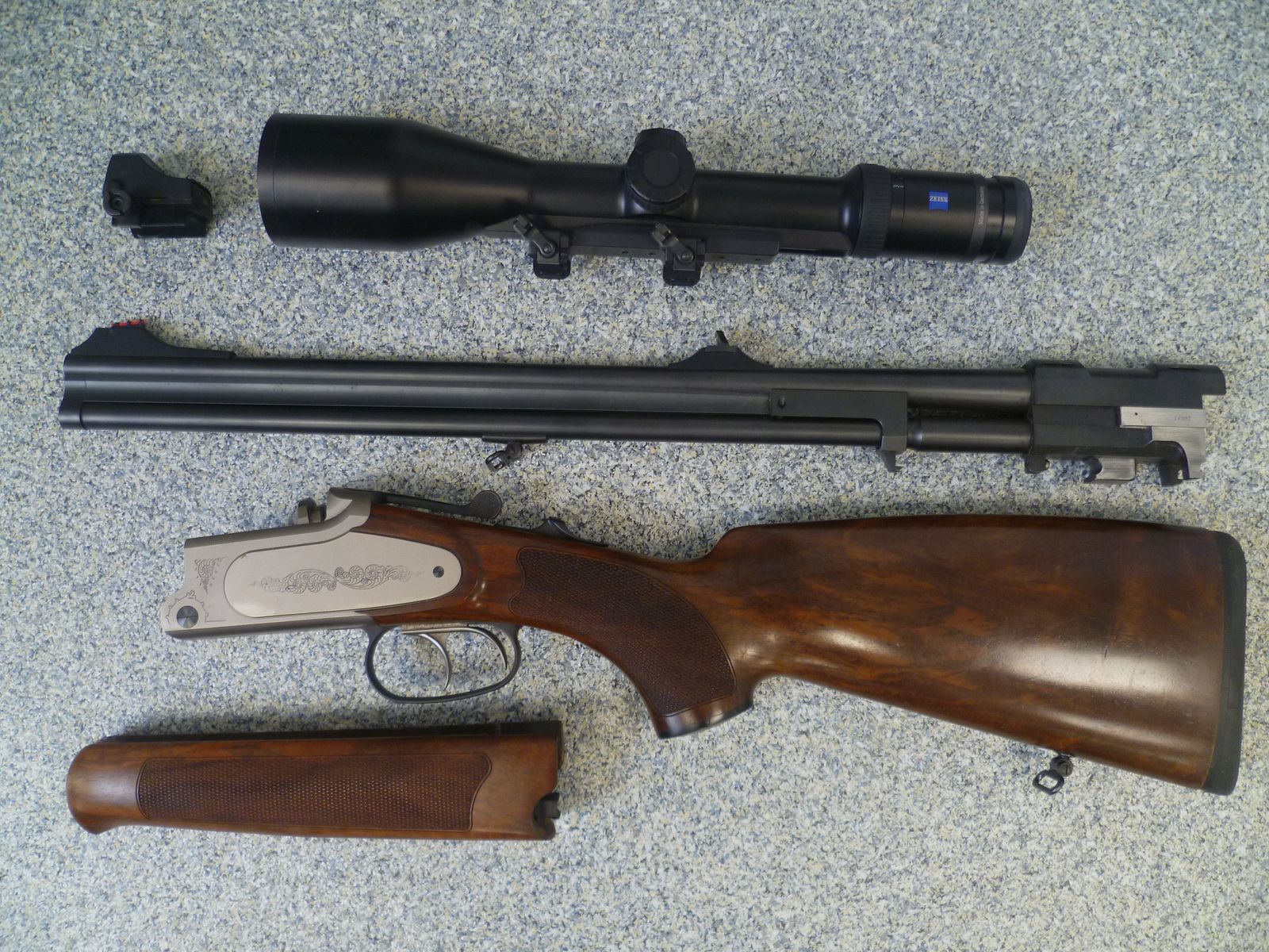 BDB Merkel B3  .30 R Blaser mit Zeiss Victory HT und Docter-Sight