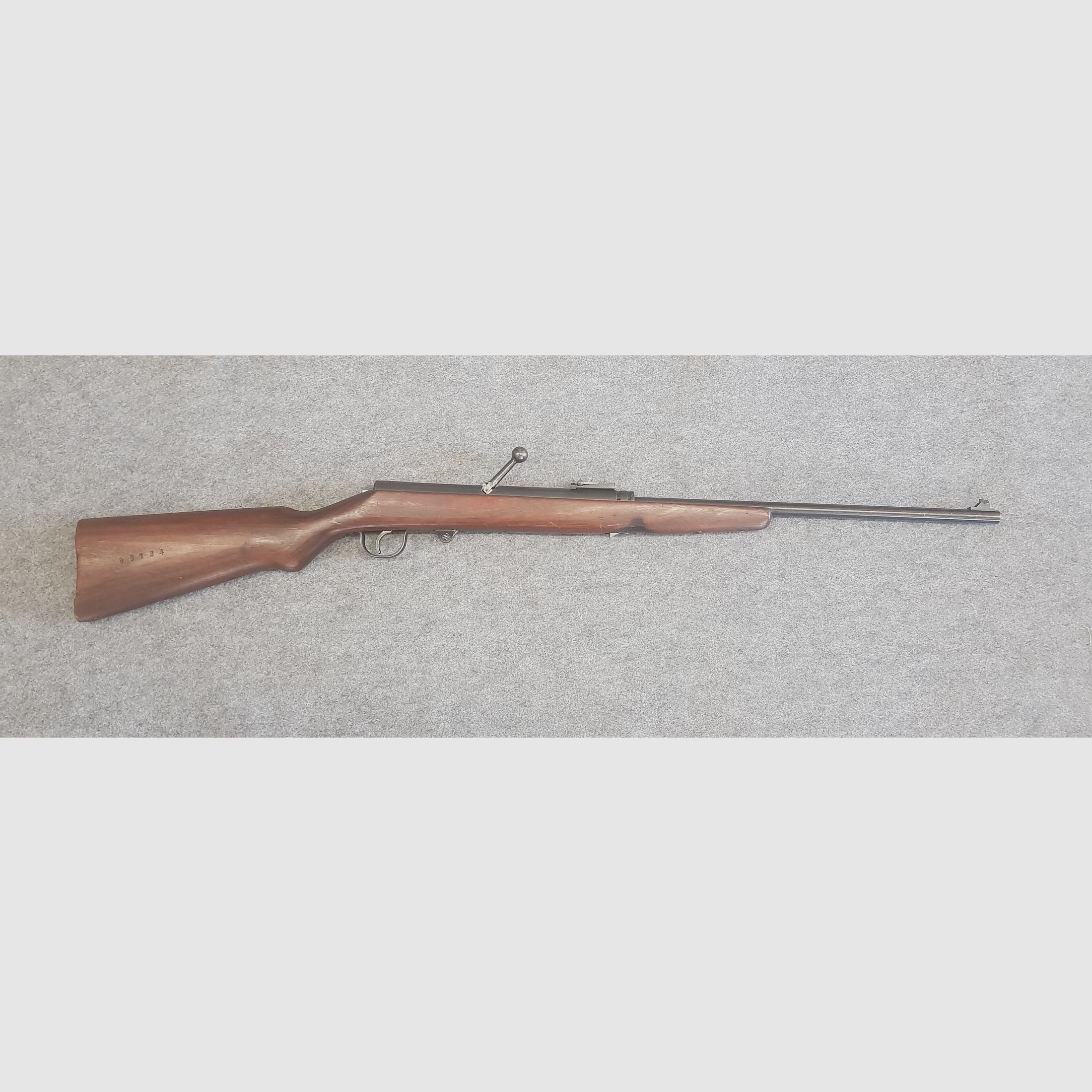 Haenel Mod. 49a  mit  dunklen Schichtholzschaft von 1953 im schönen Zustand Durchlader kein 310