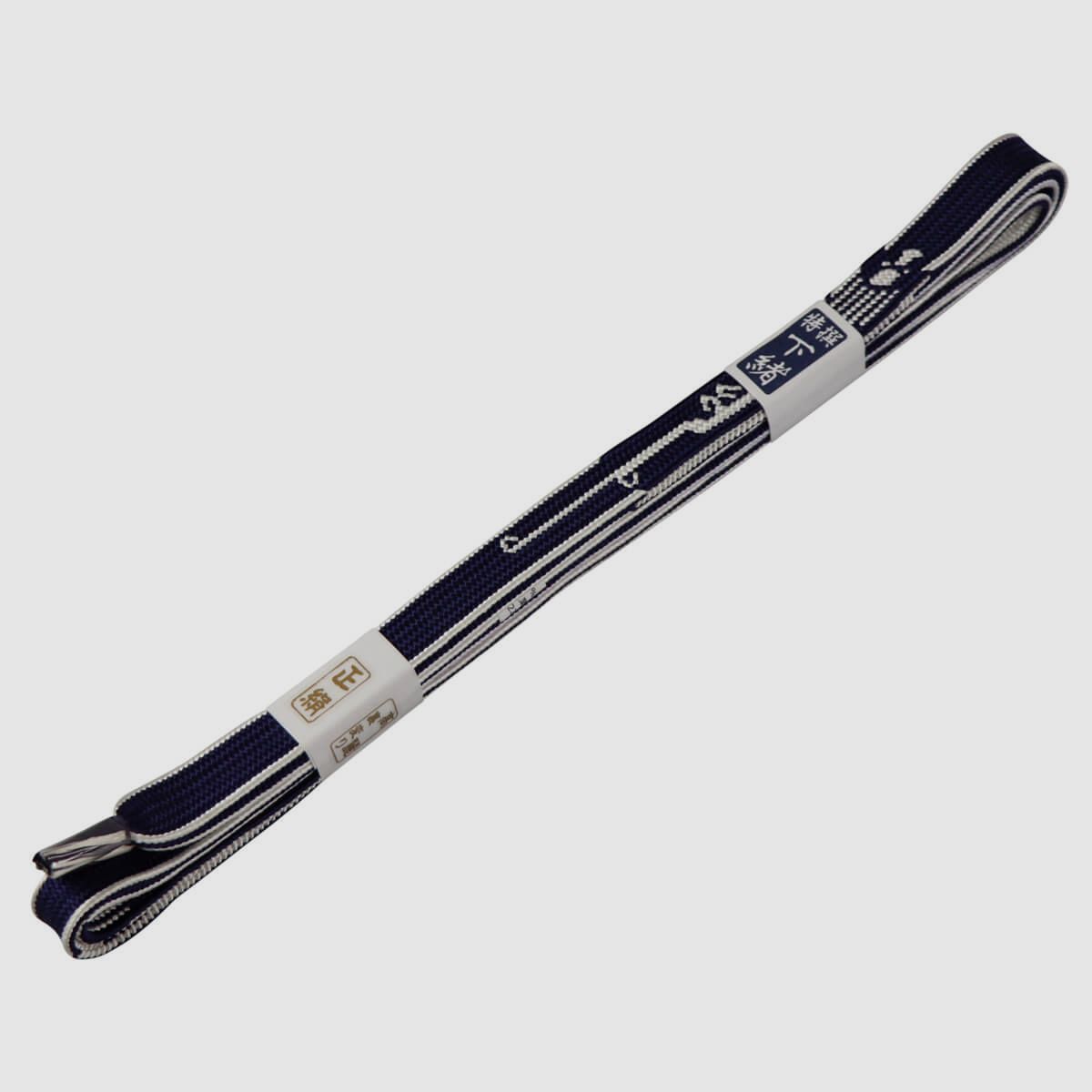 Sageo Korai-Uragawari Japan Seide Blau/Wei mit eingearbeitetem Drache