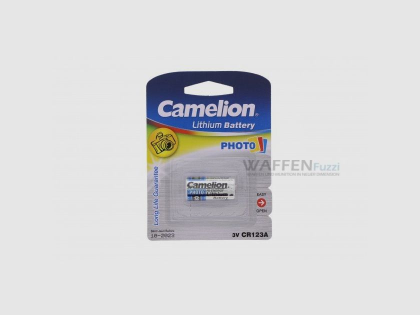 Batteria al litio CR123A da 3 Volt