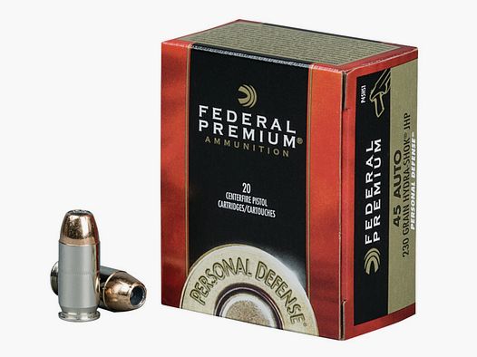 Federal Prem. .45 Auto 230gr Hydra-Shock JHP