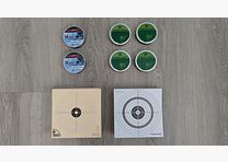 200 pcs. target sheets and 3000 pcs. diabolo pellets for air guns