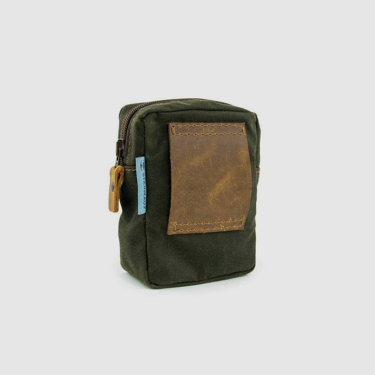 STEINKAUZ Waxcotton RV borsa da cintura, piccola, oliva, immagine 2 di 4