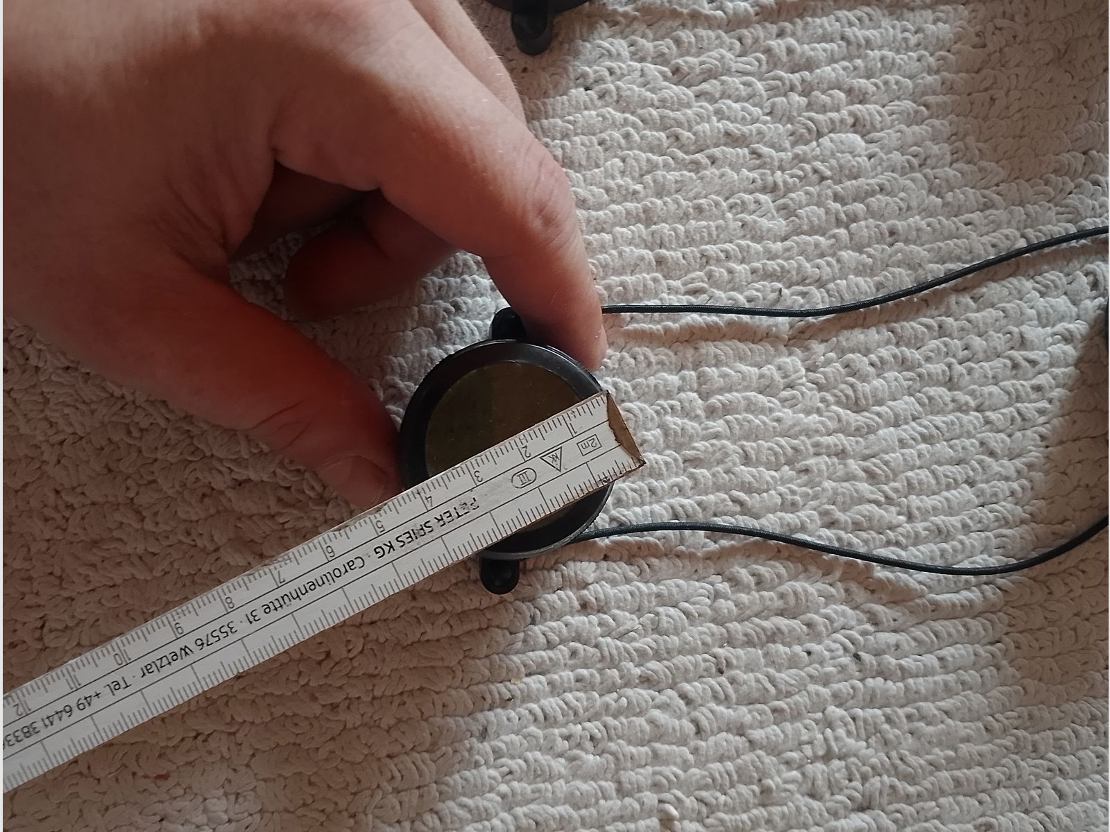 3 x Schutzkappen gelb klar Zielfernrohr Gummiband Kappen Fernglas Fernrohr Staubschutzkappen Okular Schutz Klarsicht