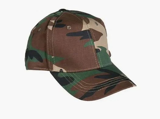 Mil-Tec Mil-Tec Czapka Baseballowa Dzieci - Woodland