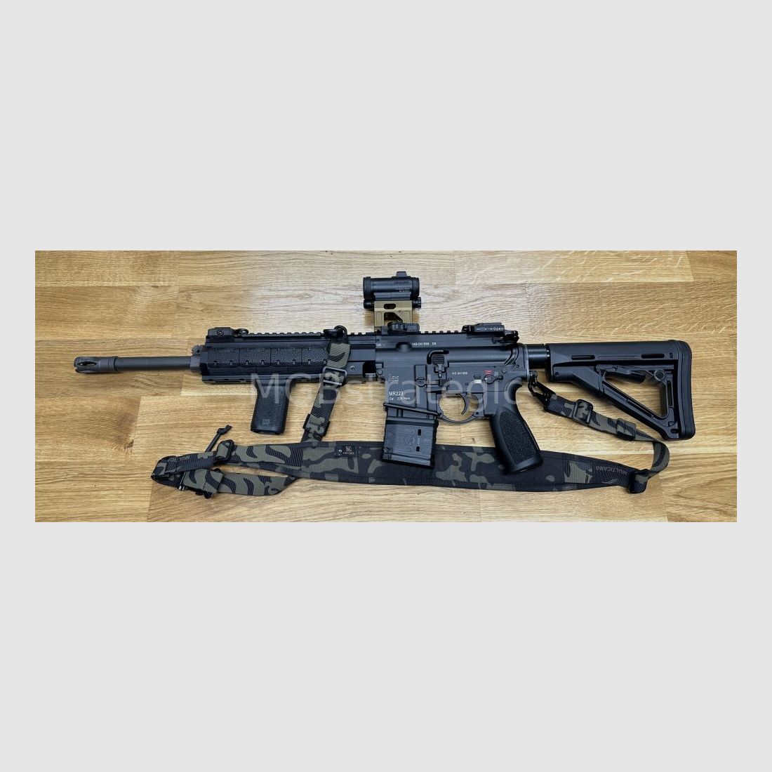 sportief goedgekeurd! H&K MR223 A3 14,5" loop semi-automatisch geweer .223Rem - Heckler & Koch - civiele versie H&K 416 G38, afbeelding 1 van 7