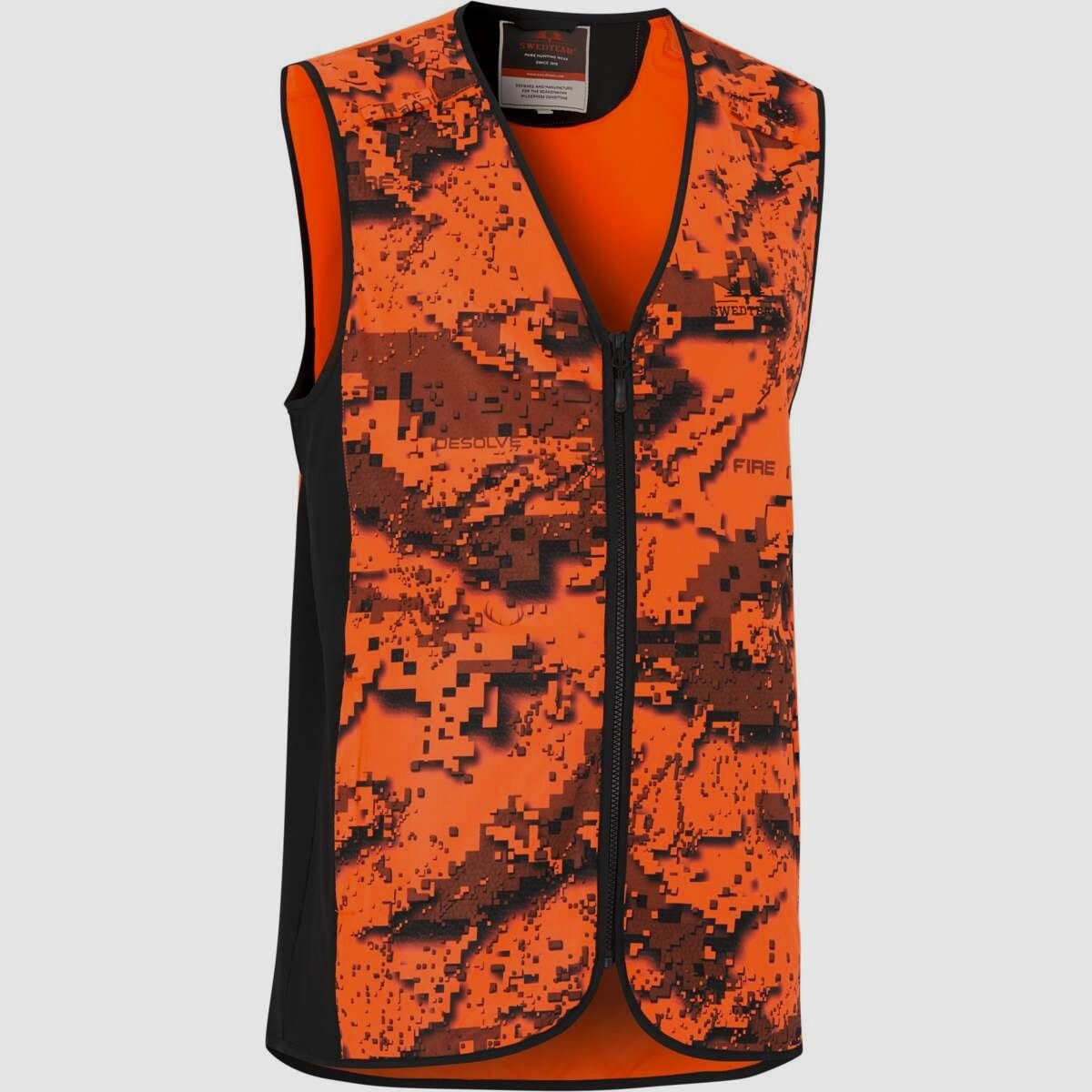 Swedteam Ridge Hi-Viz Jagdweste Desolve Fire 4XL