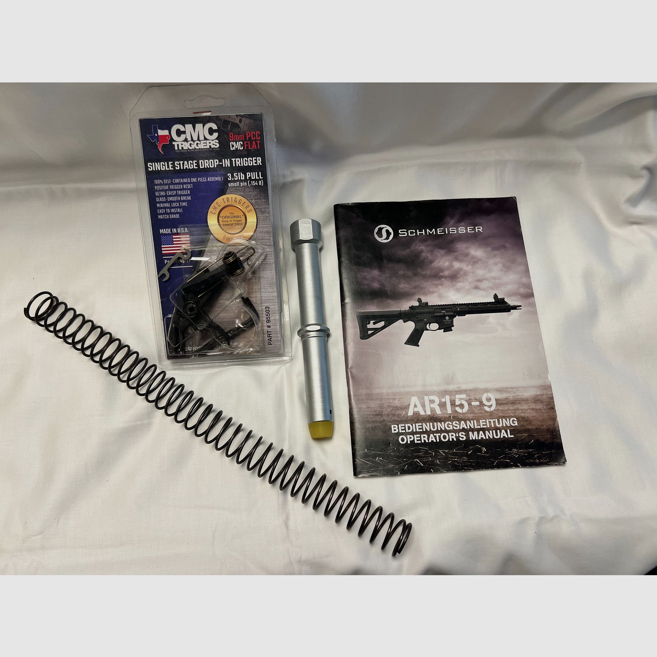 Schmeisser AR15-9L 9 mm Luger + 10 magazynków – karabin samopowtarzalny kat. B – broń dziedziczona sprzedaż prywatna Vorarlberg, zdjęcie 7 z 7