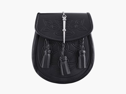Sporran  Kilt-Tasche schwarz