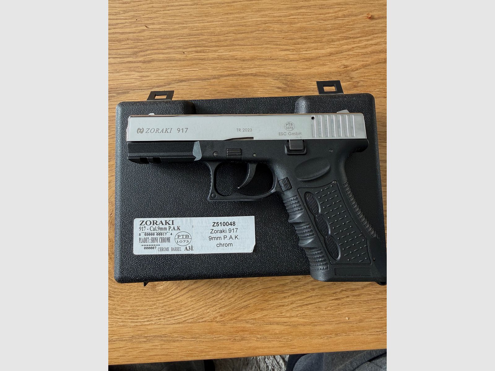 Zoraki 917 Crom/ negro 9mm P.A.K