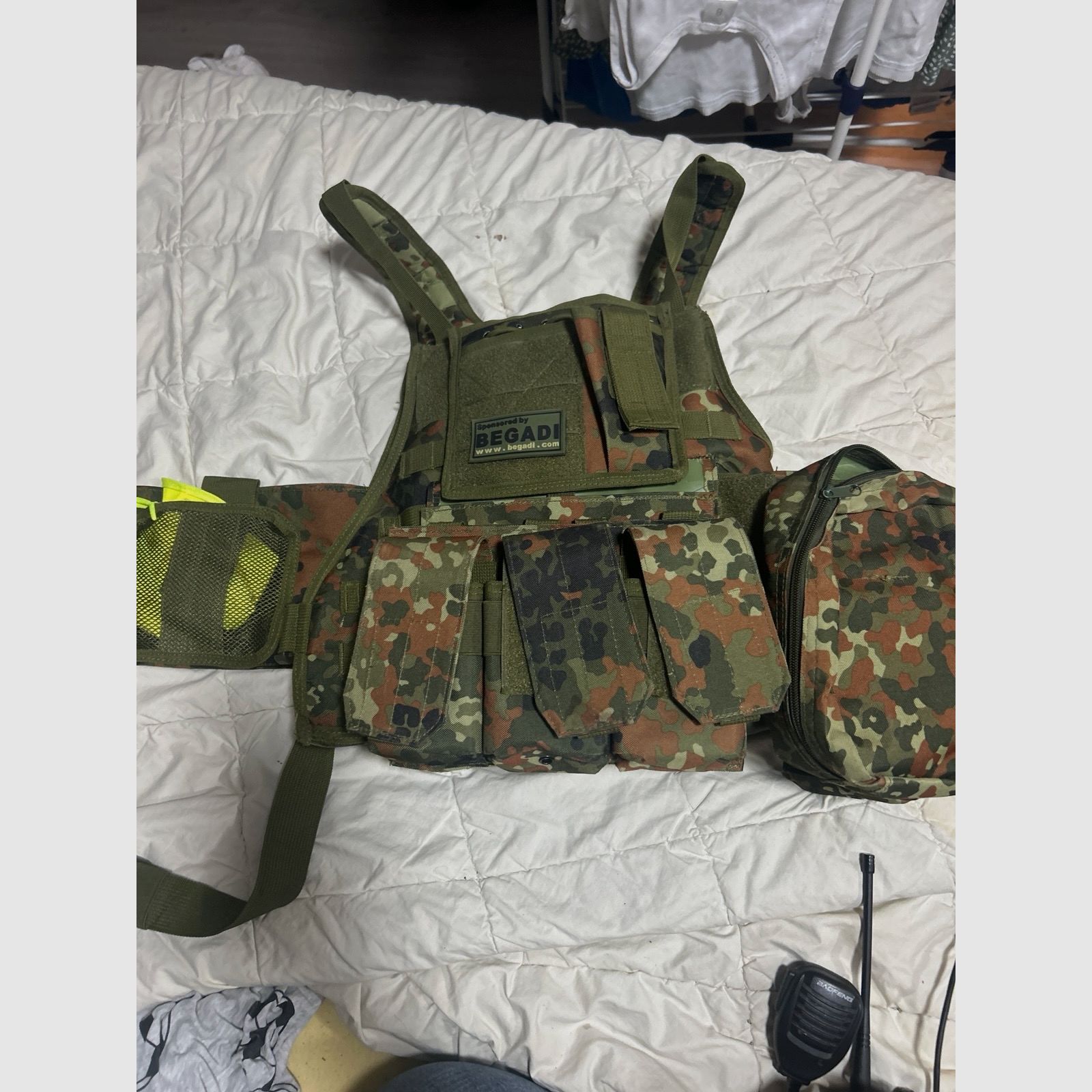 Plattenträger im Flecktarn – ideal für Airsoft / Softair