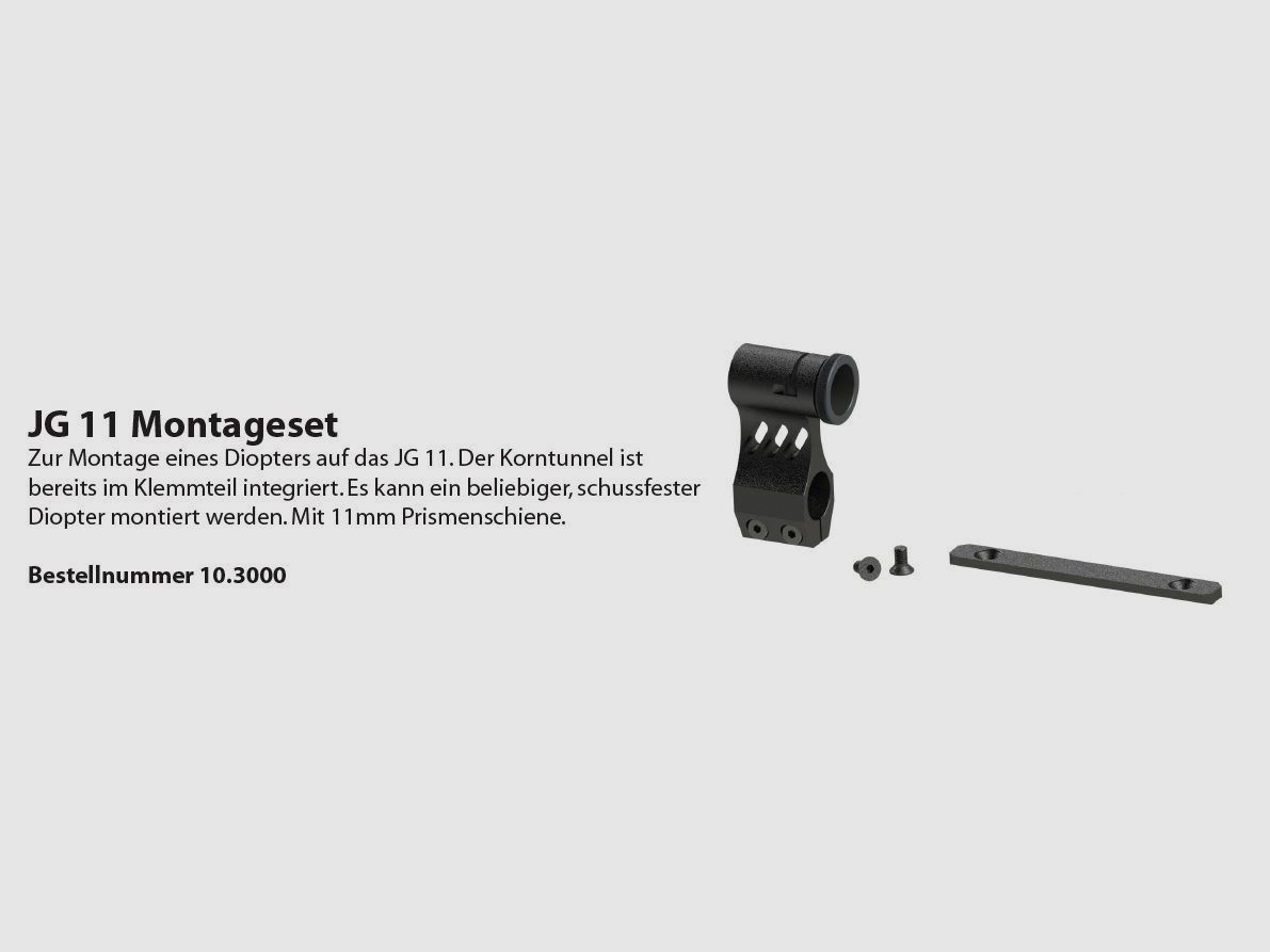 Wyss set di montaggio (incl. tunnel del mirino) JG11