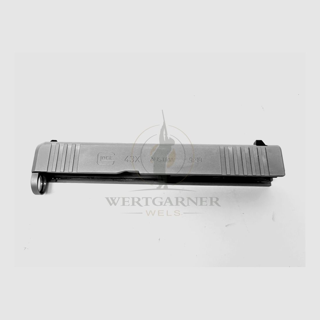 Glock 43X FS zilver 9x19 sluiter, afbeelding 1 van 6