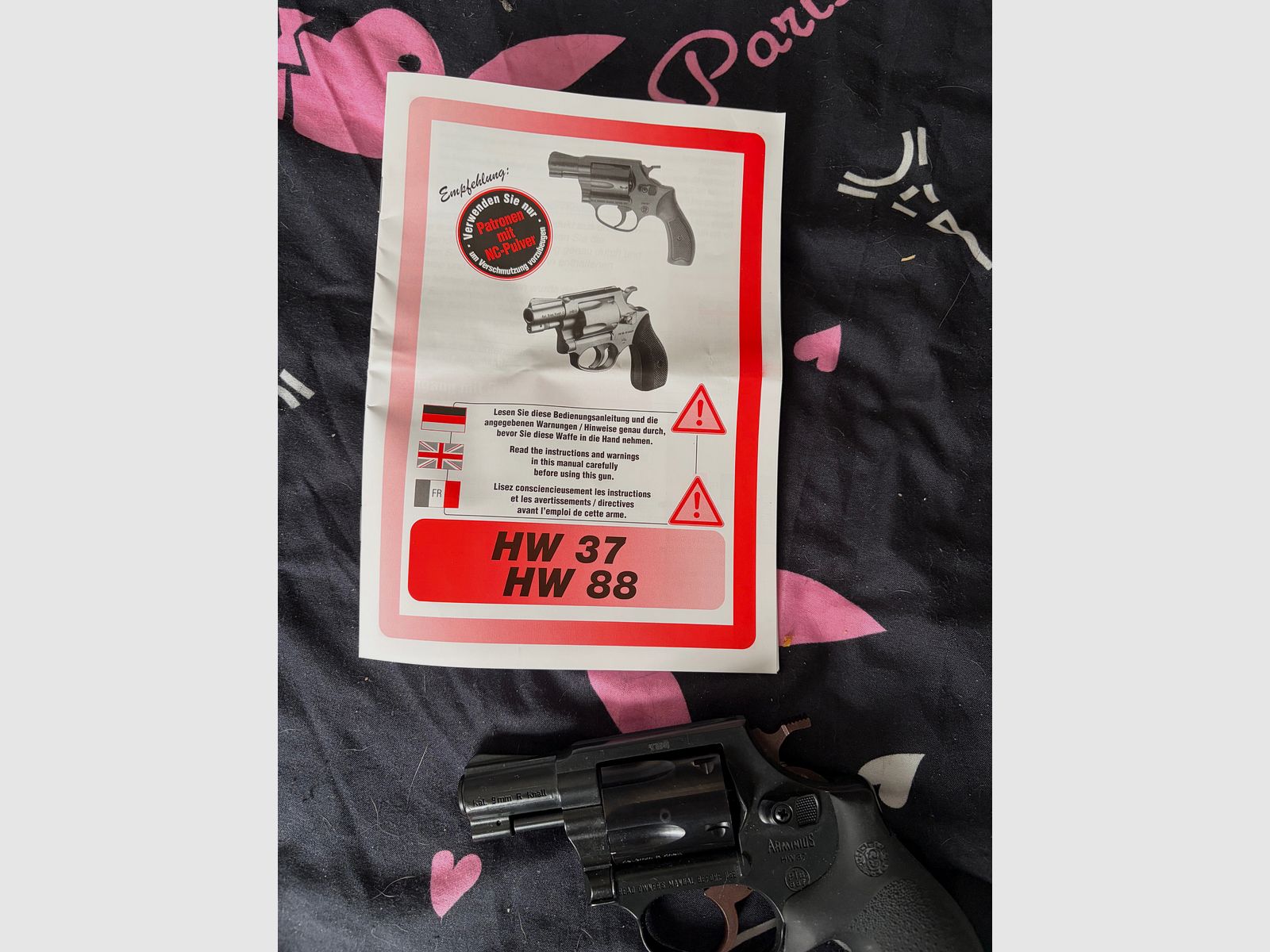 Weihrauch HW 37 blank-firing revolver