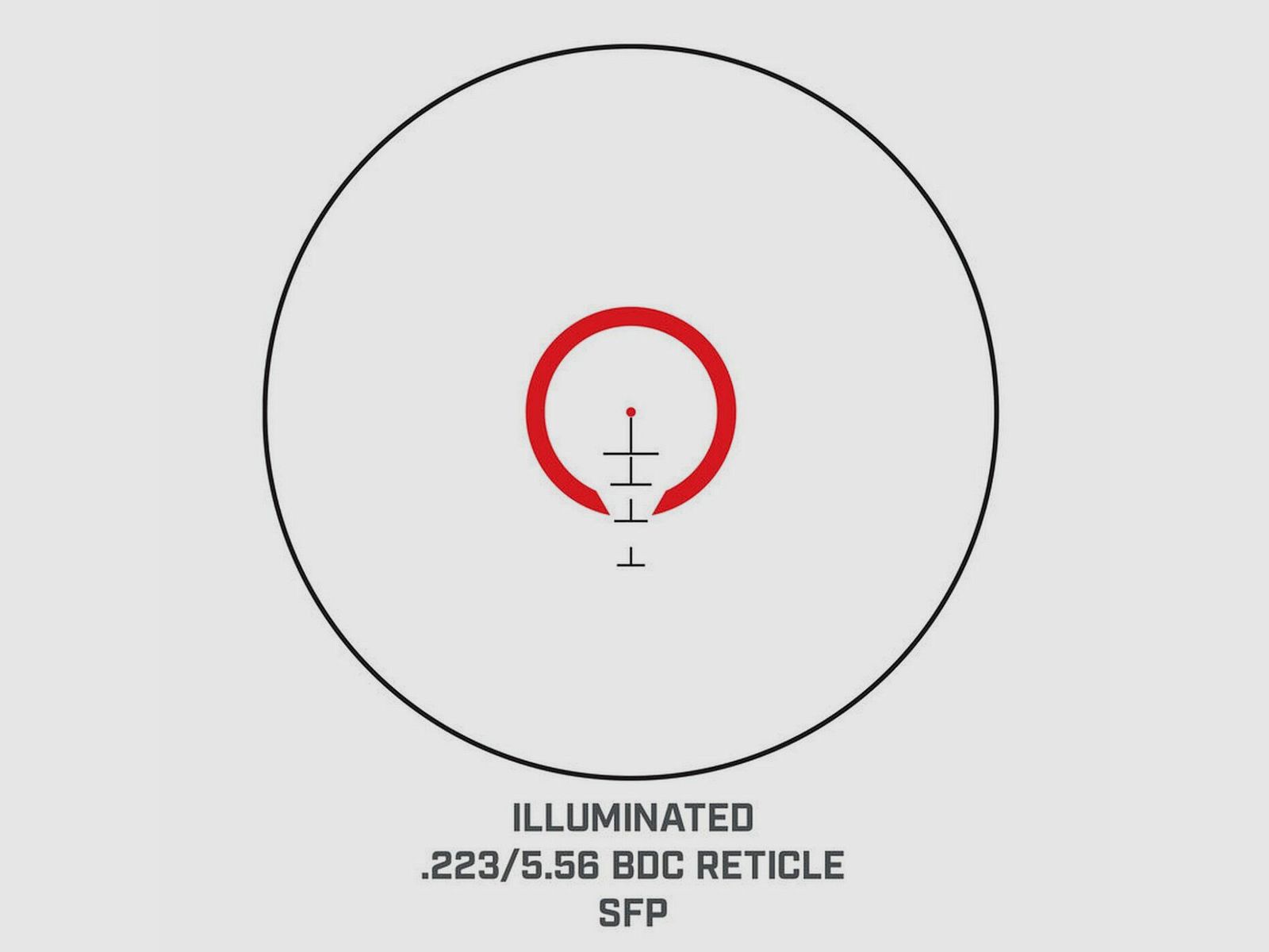 Bushnell AR OPTICS​ 1-8x24 Illuminato BTR-1 Cannocchiale, immagine 3 di 3