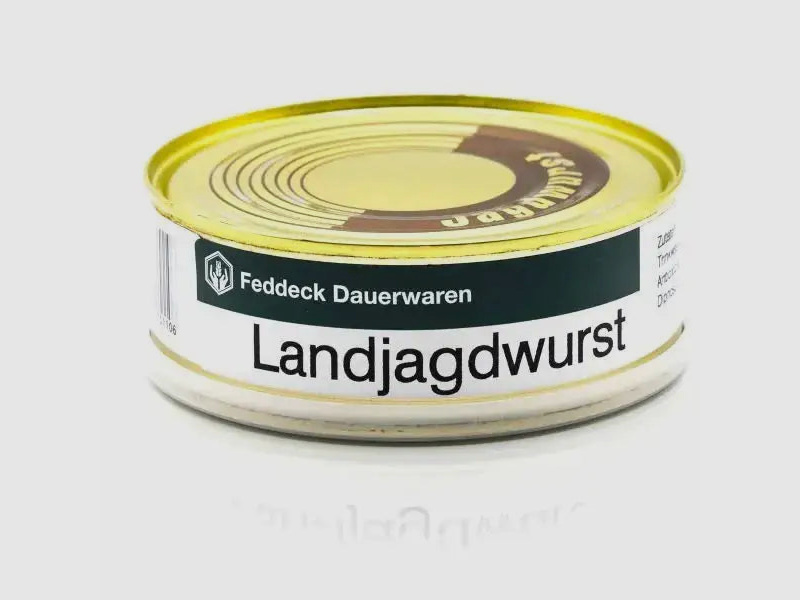 Feddeck Dauerwaren Feddeck Dauerwaren Dosenwurst Landjagdwurst 200 g