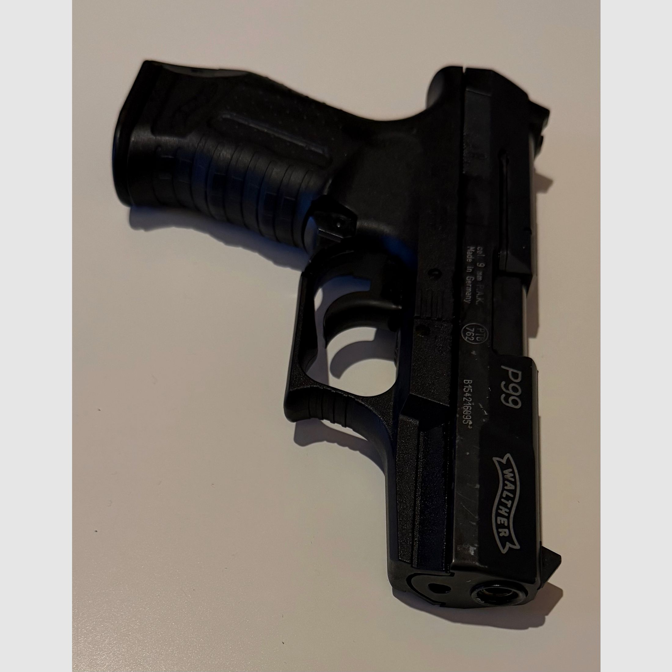 Walther P99 blank firing pistol 9mm P.A.K. matte black