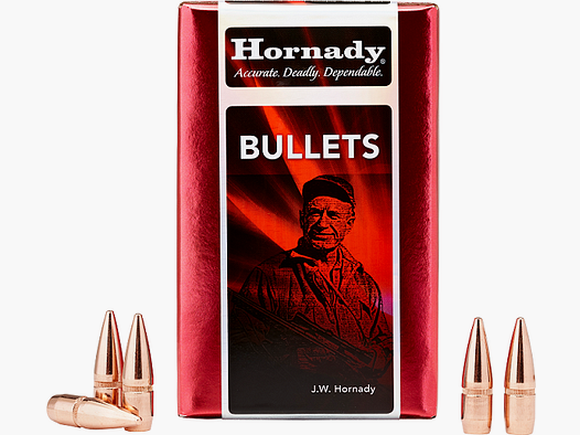 Hornady Geschosse .22/.224 – 55gr FMJ-BT Canelure – 100er