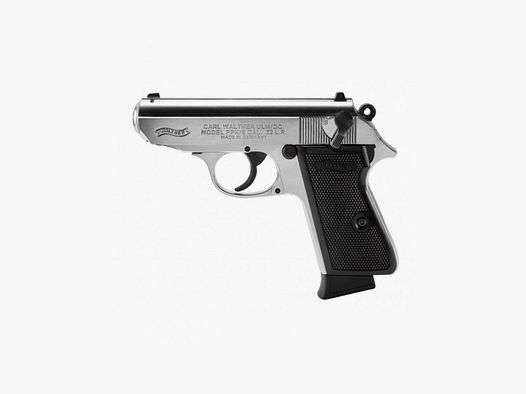 Pistolet PPK/S WALTHER kal. 22LR, 10 nabojów - Nikiel