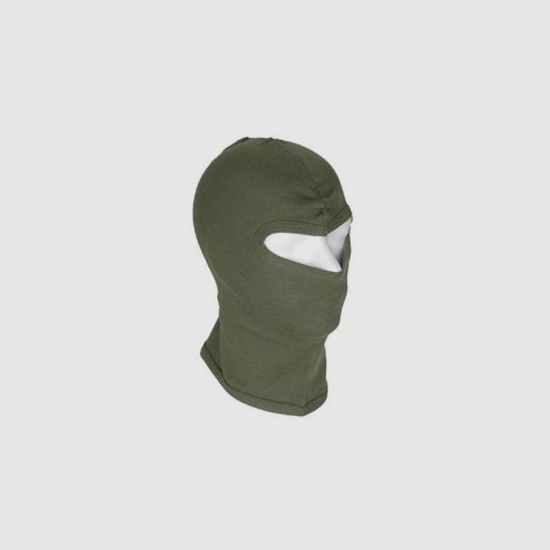 Sturmmaske / Balaclava / Sturmhaube - 1 Loch - dünn - Baumwolle - Oliv